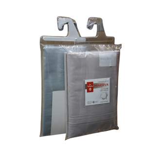 Custom <b>Plastic</b> Hanger PVC Packaging Bag with Self-Adhesive Tape Clear Garment Pouch with Optional Snap Button & <b>Pocket</b> OEM - Product Image 1
