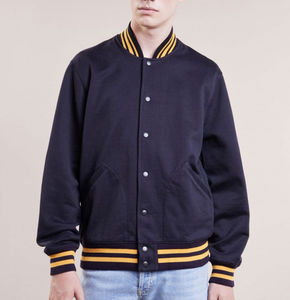 Blouson universitaire de haute qualité, design hiver pakistanais, manches classiques, grande taille, respirant, en toile polyester/coton, col montant, fabriqué au Pakistan - Product Image 3