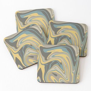 OEM Custom Waterproof/absorbent square Wooden With <b>Enamel</b> Print Tea Coffee Modern <b>Cup</b> Mats Uv Print Ceramic Mug coaster Coasters - Product Image 5