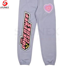 Latest Design Sweatpants High Quality Heavy Sweatpants Custom Puff Printed Sweatpants for Men Jogging <b>Trouser</b> - Product Image 4