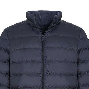 Veste matelassée moderne à la mode pour hommes, blouson d'aviateur chaud et élégant avec fermeture à glissière, vêtements d'extérieur d'hiver durables et résistants à l'eau, légers et épais - Product Image 2