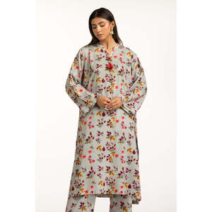 Conjunto de Dos Piezas IUSTTS-1200 Estilo Bohemio para Mujer, Lino Crepé Estampado, Incluye Top, para Primavera/Verano, Talla XXS - Product Image 4