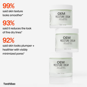 Crema idratante OEM umidità-cavolo nero + tè verde acido ialuronico idratante per il viso idrata Non comedogenica - Product Image 2