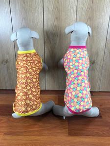 Style de t-shirt à fleurs pour chiens et chiots Tenues d'été en gros de vêtements de luxe fabriqués au Vietnam - Product Image 4