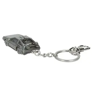 Llavero 3D DeLorean de Regreso al Futuro, de Aleación Metálica, con Mosquetón, Llavero Luminoso, Estilo Moderno, para Llaves - Product Image 1