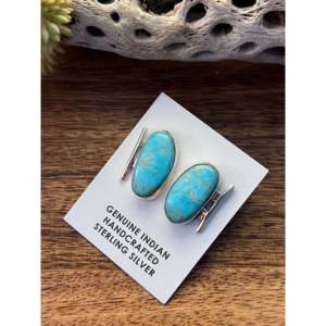 Boucles d'oreilles pendantes Navajo en turquoise et argent sterling, motif papillon et cœur serti clos, incrustées de diamants, style tendance - Product Image 3