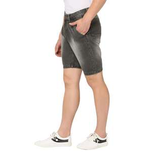 Shorts de Mezclilla Cortos para Hombre con Corte Moderno, Shorts de Mezclilla con Borde Deshilachado y Estilo Desgastado 2026 - Product Image 5