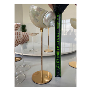 Verres à vin en coquille d'escargot texturé naturel-Verres de mariage en coquillage de qualité supérieure-Coupe de conque en coquille unique avec détails finis à la main - Product Image 6