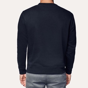 Sweat-shirt à col rond surdimensionné pour hommes avec logo personnalisé au design lavé à l'acide Vente en gros méthode d'impression tie-dye en coton uni - Product Image 2