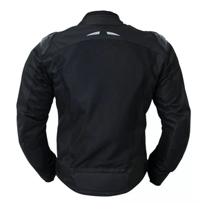 Chaqueta de moto textil impermeable de verano para hombre Hi-Viz amarillo negro CE Protector a prueba de viento para motocicleta de turismo de aventura - Product Image 6
