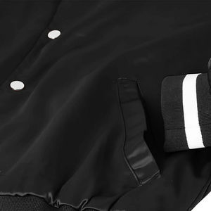 Veste d'hiver en satin pour hommes de nouveau style pour hommes nouveau style vêtements d'extérieur de mode OEM service vestes de bombardier à fermeture éclair décontractées pour hommes - Product Image 3