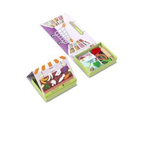 Siêu Thị Cảnh Chơi Hộp Bột Với 12 Thân Thiện Với Môi Màu Sắc Trẻ Em An Toàn Đồ Chơi Nhựa Cho Mô Hình Đất Sét Playdough & Slime - Product Image 6