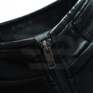 Men Leather <b>Jacket</b> Trend Fashion Streetwear Outerwear Winter Apparel Durable Leather Clothing <b>Smart</b> Design - Product Image 4