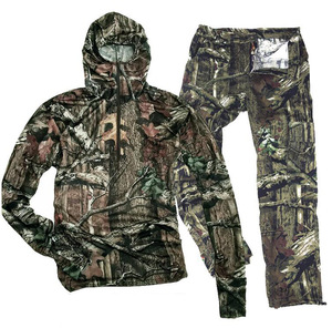 Combinaison de camouflage de chasse souple et chaude une pièce orange blaze imperméable et respirante pour la randonnée et la chasse en plein air - Product Image 6