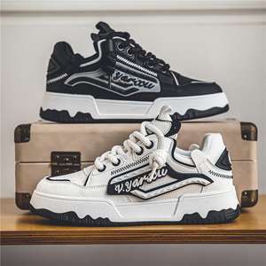 High Quality Sporty <b>Casual</b> Sports <b>Shoes</b> <b>Men</b> Thick Sole Platform Lace <b>White</b> Walking Soft Comfort Summer Spring Fashion <b>Shoes</b> - Product Image 4