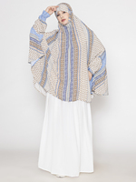 Colección Sanash Más Vendida, Vestido de Rayón con Estampado Floral para Mujer Adulta, Manga Larga, Ligero, Transpirable, Personalizado para Oración (Namaz)
