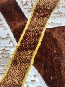 Alfombra Turca Moderna de Polipropileno Jacquard Tejida a Máquina, con Respaldo de Yute de Alta Calidad, Resistente a las Manchas, de Pelo Alto y Diseño Abstracto - Product Image 4