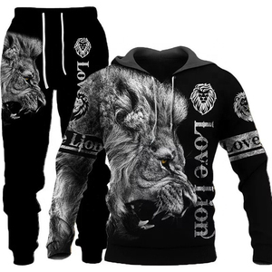2025 hommes de haute qualité noir Joggers formation ensemble personnalisé blanc survêtement respirant plaine grande taille hiver survêtements pour homme - Product Image 4