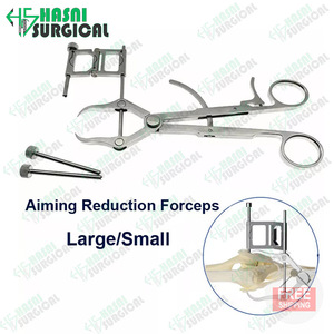 Pinzas Ortopédicas de Reducción, Acero Inoxidable, Manual, Multifuncional, Instrumento de Sujeción Puntiagudo, Juego de 2 Piezas - Product Image 4