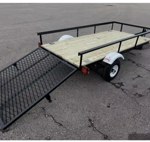 Remolque Agrícola de 3 Ejes para Tractor, Mini Remolque de 2, 3 y 5 Toneladas, Remolques Agrícolas Utilitarios con Volquete, en Venta con Envío Rápido - Product Image 4