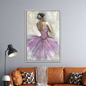 Elegant Printed Canvas Artwork for Modern Home Decor,<b>White</b> <b>Framed</b> - Product Image 1