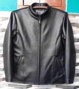 Chaqueta de cuero de calidad superior caliente para el estilo de los hombres con 100% Original piel de vaca 2024 modelo de chaqueta de cuero de los hombres - Product Image 2