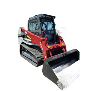 Livraison rapide Puissant Compact Diesel Skid Steer Loader Mini Piste Godet Avant Attachement Certifié CE Stand Chargeurs Moteur - Product Image 6