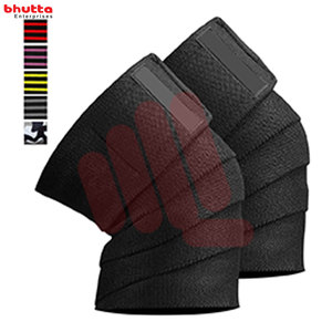 Bandes de genou réglables pour haltérophilie, haute performance, robustes, personnalisables, en Spandex et Nylon respirants, à prix abordable - Product Image 5