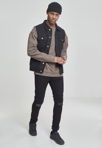 Chaleco Ligero de Lona para Hombre, Ecológico, Transpirable, Cuello en V, Ideal para Uso Casual, Entrenamiento Atlético, Resistente al Agua, Térmico - Product Image 2