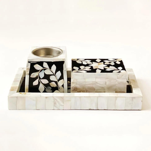 Quemador de Incienso de Lujo con Incrustaciones de Hueso, Estilo Animal, Hecho a Mano, Bakhoor Medkhan Mubkhar BURAQ HANDICRAT BH-1484, Color Natural Duradero - Product Image 6