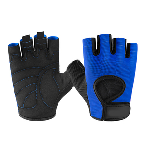 <b>Gym</b> Cycling Gloves Weightlifting Training Leather Workout Sports Gloves Extra Grip Palm Protection <b>Wrist</b> Wrap <b>Support</b> - Product Image 5