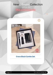 Lujoso logotipo personalizado marca tarjetero Combo de bolígrafo regalo corporativo conjunto promocional llaveros mosquetones regalo al por mayor - Product Image 5