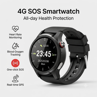 Reloj Inteligente de Monitoreo de Salud para Personas Mayores con Frecuencia Cardíaca, Oxígeno en Sangre y Función de Llamada de Emergencia, Relojes Inteligentes, Reloj de Alerta de Emergencia