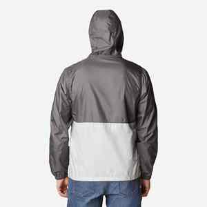 Vestes coupe-vent en nylon zippées qui brillent dans le noir pour hommes, imperméables et coupe-vent, avec capuche, fabricant de vestes personnalisées - Product Image 4