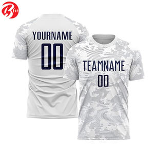 Meilleur prix 100% Polyester Football Uniforme Adultes Automatisé Coupe Chemises Tops Sublimé Football Jersey Porter - Product Image 6