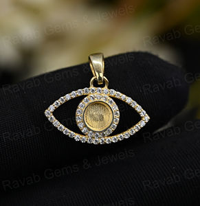 Composants de bijoux faits à la main en argent sterling 925 véritable, sertis de pierres en forme de marquise, plaqués or 18 carats, avec un sertissage de 5 mm, résine CZ, pour la création de bijoux DIY - Product Image 1