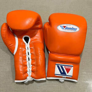 Nuevos Guantes de Boxeo MMA Ganadores con Cierre de Cordones de Cuero Genuino, Absorción de Humedad, Guantes de Entrenamiento y Competición de Alta Calidad - Product Image 2