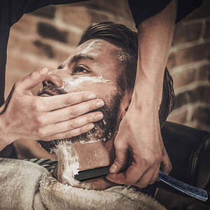 Expose Blade, maquinilla de afeitar deslizante azul mate para Peluqueros, logotipo personalizado gratuito, maquinillas de afeitar rectas, suministros de peluquero - Product Image 2