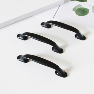 Manijas Modernas Contemporáneas de Plástico Negro Mate para Muebles de Cocina de Exterior, Tiradores Octagonales Duraderos para Puertas de Armario - Product Image 3
