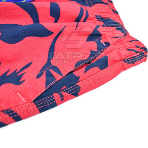 Pantalones Cortos Sublimados Personalizados de Nuevo Estilo, Transpirables, de Secado Rápido, Cintura Elástica, Tela de Lona, Color Sólido para Hombre, Alta Calidad, Casuales - Product Image 4