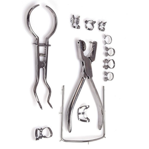 Meilleure vente de pinces dentaires en caoutchouc, feuille d'instruments chirurgicaux endodontiques, nouveau Kit de barrage en caoutchouc, produits à succès - Product Image 5