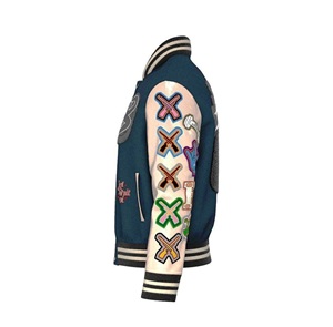 Chaqueta de Béisbol Varsity Personalizada al por Mayor, Chaqueta de Invierno con Forro Cortavientos, Marca Personalizada, Unisex, Fabricación con Bordado, Chaqueta Letterman - Product Image 2