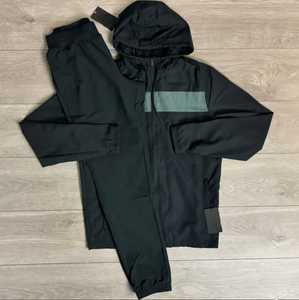 Chándal deportivo para hombre de alta calidad con logotipo personalizado, ropa de calle cortavientos, pantalones de chándal pesados con logotipo - Product Image 2