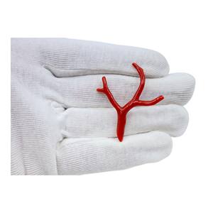 ปะการังแดงแบบอิตาลีธรรมชาติหินอัญมณีทรงหลวมเรียบขัดผิวเรียบเนียนปะการังปะการังทะเลเมดิเตอร์เรเนียนจี้เครื่องประดับทำ - Product Image 3