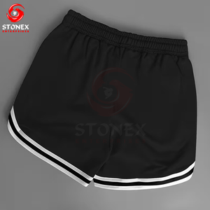 Mens Plus Size Gym Shorts High-Performance Breathable Quick-Dry <b>Drawstring</b> Closure Customized Logo & Color - Product Image 4