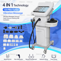 Nouvelle Machine de Massage Corporel G8 Turbo 2026 : Dernière Génération, 4-en-1, Vibrante, à Chaleur et à Ventouses pour Lifting des Fesses, Augmentation Mammaire et Stimulation des Mamelons