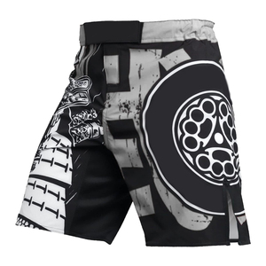 Pantalones cortos de artes marciales grappling Kickboxing jiu jitsu BJJ Fight Muay Thai Custom Sublimation MMA shorts de boxeo - Product Image 5