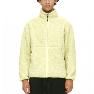 New Arrivals <b>Men</b> Soft <b>Sherpa</b> Fleece Winter Jacket Wholesale Casual Street Wear <b>Sherpa</b> Jackets - Product Image 1