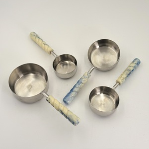 Food Grade Quality Stainless Steel <b>Measuring</b> <b>Cups</b> With Resin Handles Super Selling Kitchenware Counting <b>Cups</b> & <b>Measure</b> <b>Cups</b> <b>Set</b> - Product Image 2