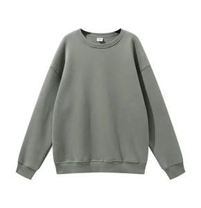 Sweat-shirt à capuche épais en coton 100% pour homme, personnalisé avec broderie de luxe, col rond, logo sur le devant, pour l'été - Product Image 5